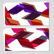 Vector business-card set for your design N319