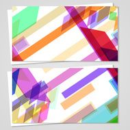 Vector business-card set for your design N320