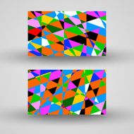 Vector business-card set for your design N321