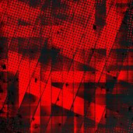 halftone red grunge background