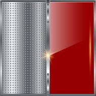 Metallic vector background