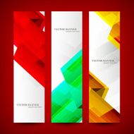 Set banner abstract illustration N8