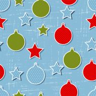 Eps 10 Christmas seamless pattern in the style of application