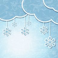 Eps 10 Christmas retro background in the style of application N4