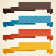 Vector origami background Banner and speech bubbles N11