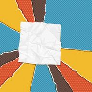 Torn scratch paper vintage background Vector texture N5