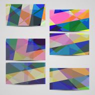 Vector business-card set for your design N325