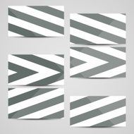 Vector business-card set for your design N328