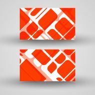 Vector business-card set for your design N330