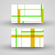 Vector business-card set for your design N332