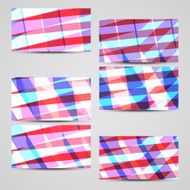 Vector business-card set for your design N334