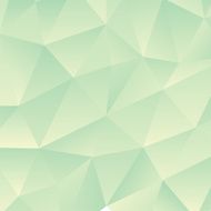 Polygonal vector background in mint colors