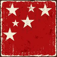 Abstract grunge background with star Vector illustration N2