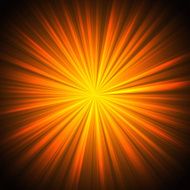 Shining yellow explosion Abstract background