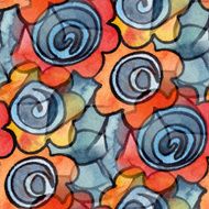 Watercolor Flowers N158