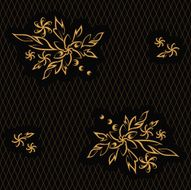 Golden flowers N3