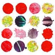 Vector watercolor stains N6
