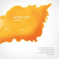 Watercolor stain in vector
