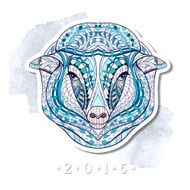 Patterned head of the sheep N3