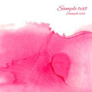 Abstract pink watercolor background N2