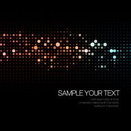 Abstract background with dots Vector illustration N3