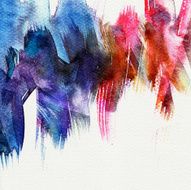 Abstract colorful watercolors