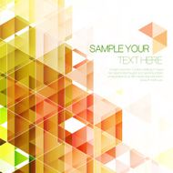Abstract triangular background Vector illustration N6