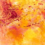 Pink and orange watercolor background
