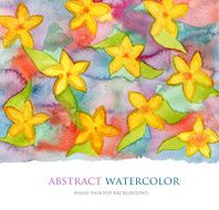 Abstract watercolor hand painted background N40