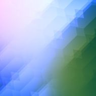 Semitransparent Overlying Shapes Forming Light Effects Green Blue Abstract Background