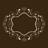 Floral design decorated frame N9