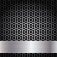Metal Grid Background Template Vector Illustration N2