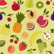 Seamless pattern with fruits N11