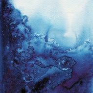 Abstract Blue watercolors N3