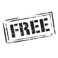 Black vector grunge stamp FREE