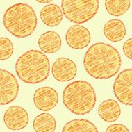 Seamless orange texture endless fruit background Abstract citrus pattern