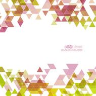 Creative abstract triangle pattern N33