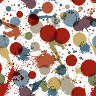 Colorful watercolor graffiti splash overlay elements inaccurate N2