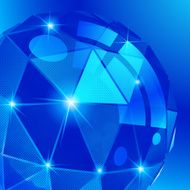 Plastic pixilated background dimensional complicated template N3