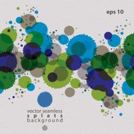 Colorful watercolor graffiti splash overlay elements expressive N15