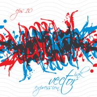 Colorful splattered web design repeat pattern art ink blob N7