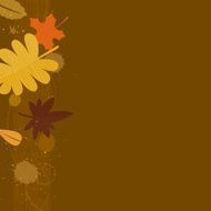 Autumn Leaves Background N46