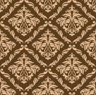 Retro brown seamless background