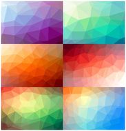 polygons background set