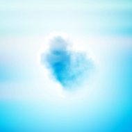 Cloud vector background N5