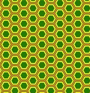 Abstract geometric seamless pattern Hexagon background N2