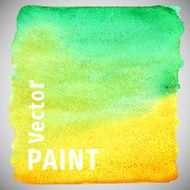 Bright vector watercolor paint gradient