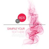 Smoke wave background Vector illustration N8