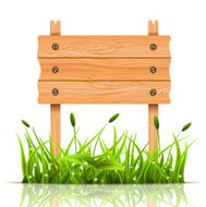 Wooden banner N2