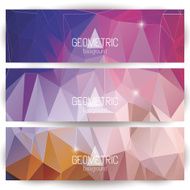 Abstract geometric colorful background pattern design elements vector illustration N26